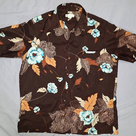 Tori Richard Other - Vintage 70s Tori Richard Hawaii Large Tropical Short Sleeve Button Up Shirt